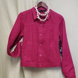 🍁Brand New Violet colored Spring/Fall Long Sleeve Blazer or Blouse.